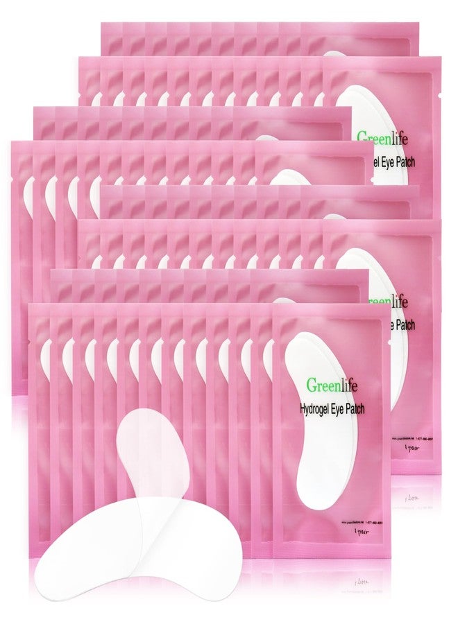 GreenLife 400 Pairs 100% Natural Eyelash Extension Under Eye Gel Pads patches kit Collagen Aloe Vera Hydrogel Eye Patches Eyelash Extension Supplies Tools, Lash Extension Supplies (100 200 400 Pairs) - Image 1